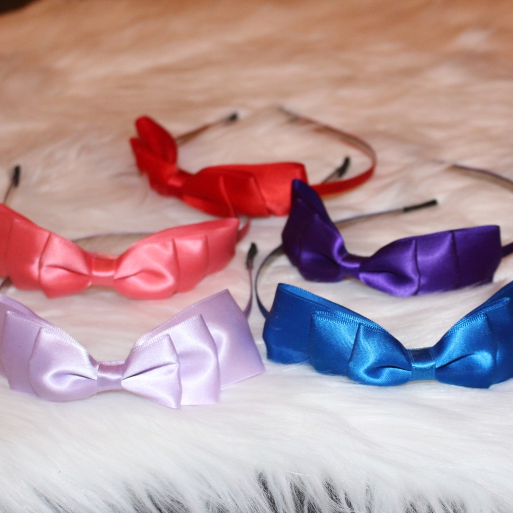 5 Handmade bow headbands